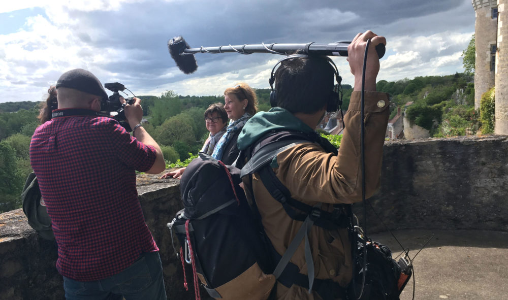 France 3 en tournage au château